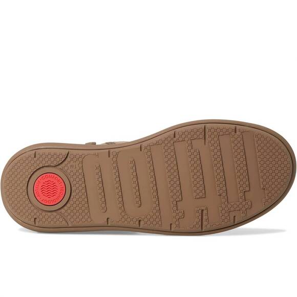 NEW FITFLOP women's iq-comff suede zip ankle boots in taupe - Picture 6 of 6